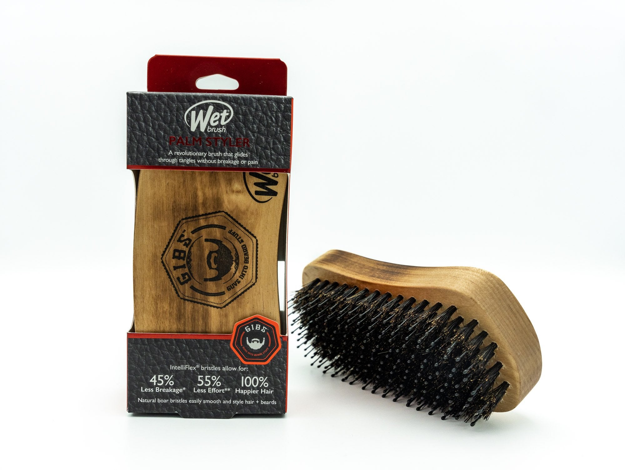 GIBS Wooden Palm Brush – Gibs Grooming